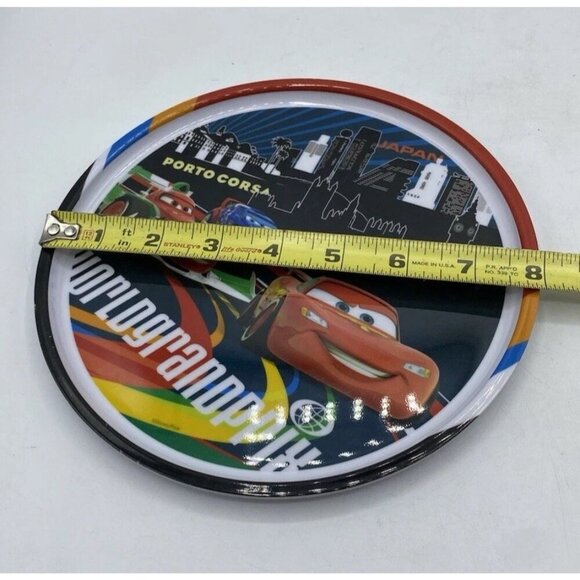 Disney CARS Melamine Plate Plastic Toddler Zak Designs World Grand Prix Pixar - Picture 8 of 10